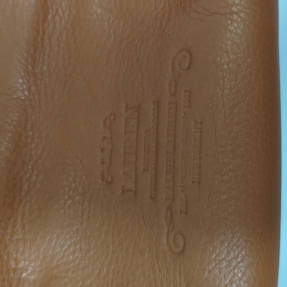 Lauren Ralph Lauren Tan Leather Purse - Picture 4 of 8